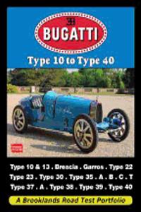 Bugatti Type 10 to Type 40