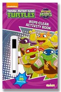 Half Shell Heroes Wipe-Clean Activity Book