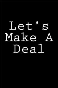 Let's Make A Deal