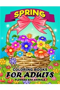 Spring Coloring Books for Adults