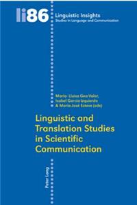 Linguistic and Translation Studies in Scientific Communication