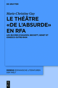 Le Théâtre « de l'Absurde » En Rfa