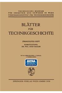 Blätter Für Technikgeschichte