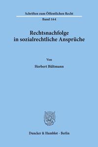 Rechtsnachfolge in Sozialrechtliche Anspruche
