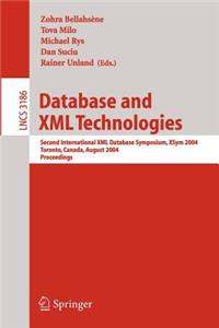 Database and XML Technologies