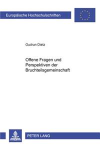 Offene Fragen Und Perspektiven Der Bruchteilsgemeinschaft