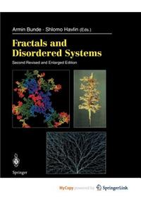Fractals and Disordered Systems