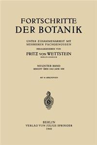 Fortschritte der Botanik