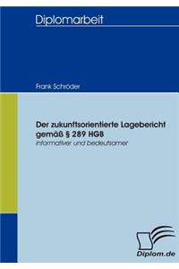 zukunftsorientierte Lagebericht gemäß § 289 HGB