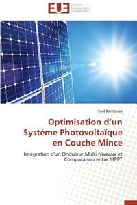 Optimisation D Un Système Photovoltaïque En Couche Mince