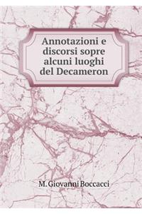 Annotazioni e discorsi sopre alcuni luoghi del Decameron