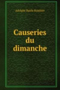 Causeries du dimanche