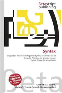 Syntax