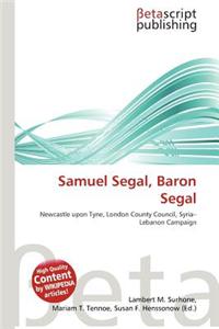 Samuel Segal, Baron Segal
