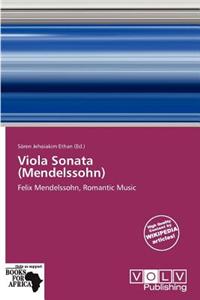Viola Sonata (Mendelssohn)