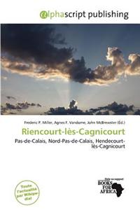 Riencourt-L S-Cagnicourt