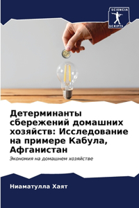 Детерминанты сбережений домашних хозяйс&