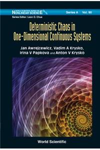 Deterministic Chaos in One-Dimensional Continuous Systems