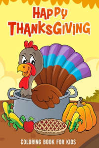 Thanksgiving Coloring Book for Kids