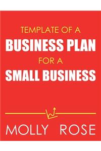 Template Of A Business Plan For A Small Business