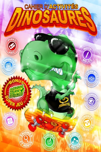 Cahier d'activités Dinosaures - Bonus Super jeu au dos
