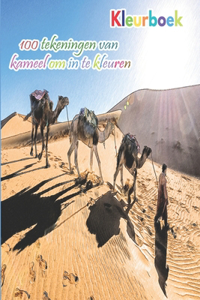 Kleurboek 100 tekeningen van kameel om in te kleuren