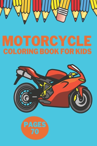 Motorcycle Coloring Book for Kids