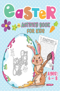 Easter Activity Book For Kids Ages 6-8