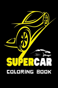 Supercar Coloring Book