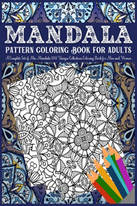 Mandala Pattern Coloring Book For Adults