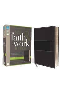 NIV, Faith and Work Bible, Imitation Leather, Gray
