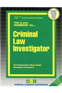 Criminal Law Investigator