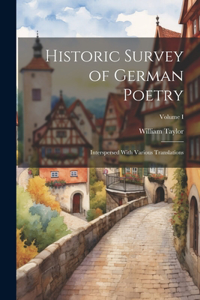 Historic Survey of German Poetry