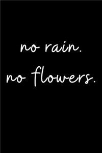 No Rain No Flowers