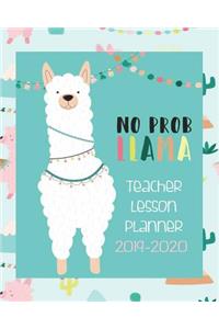 No Prob Llama, Teacher Lesson Planner 2019-2020