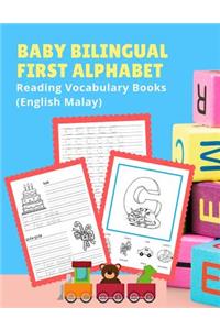 Baby Bilingual First Alphabet Reading Vocabulary Books (English Malay)