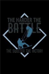 The harder the battle, the sweeter the victory