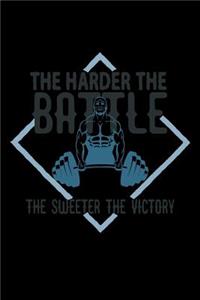 The harder the battle, the sweeter the victory