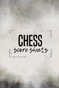 Chess Score Sheets