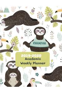 2019-2020 Academic Weekly Planner