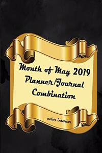 Month of May 2019 Planner/Journal Combination