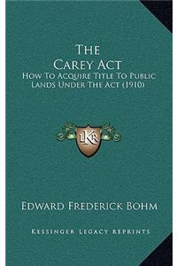 The Carey Act