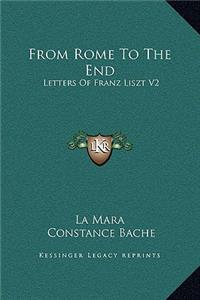 From Rome To The End