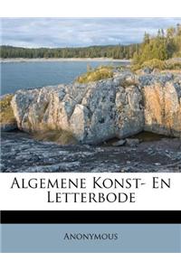 Algemene Konst- En Letterbode