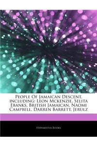 Articles on People of Jamaican Descent, Including