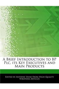 A Brief Introduction to BP Plc, Its Key Executives and Main Products