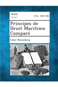 Principes de Droit Maritime Compare