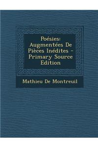 Poesies: Augmentees de Pieces Inedites