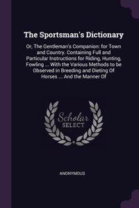 Sportsman's Dictionary