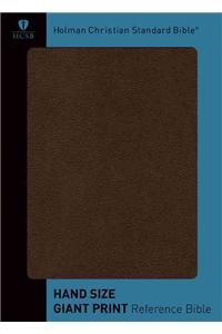 Hand Size Giant Print Reference Bible-HCSB